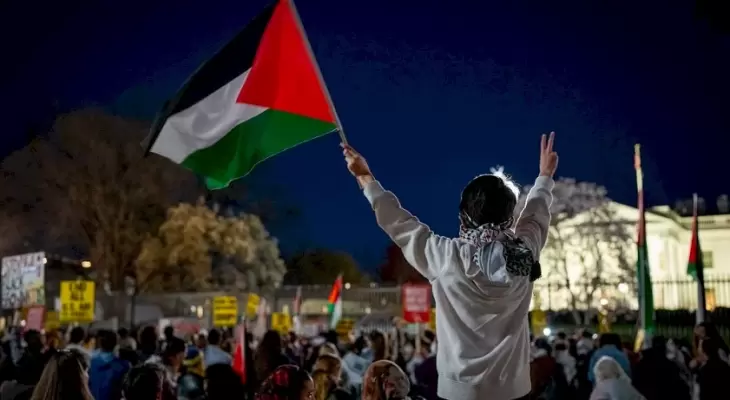 دعم أمريكي لفلسطين
