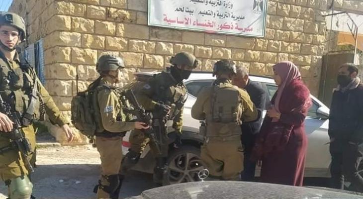 اقتحام مدرسة في تقوع