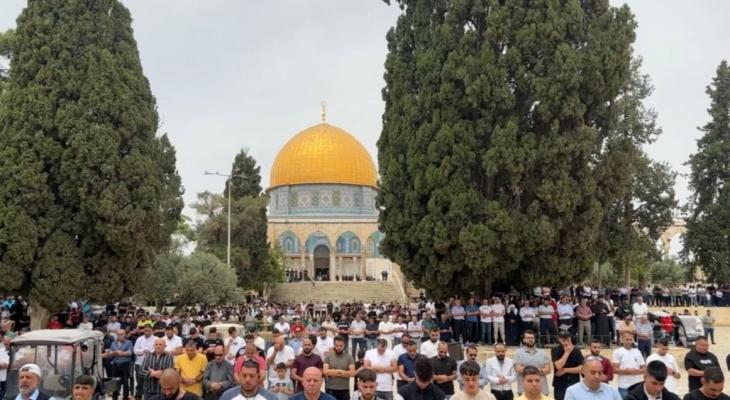 صلاة الجمعة في الأقصى
