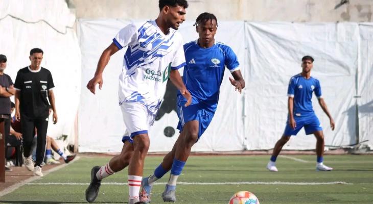 5 انتصارات في افتتاح  بطولة كأس الألف شهيد بغزة