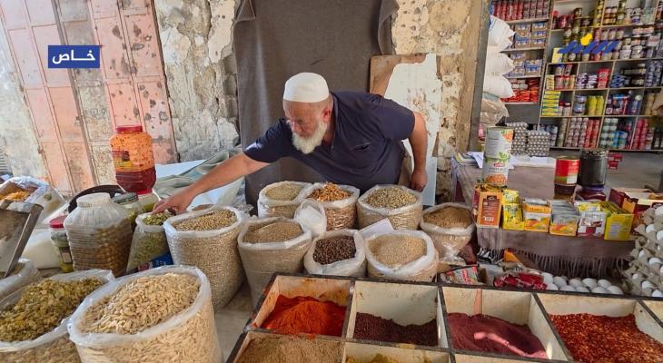 سوق الحبوب في خانيونس