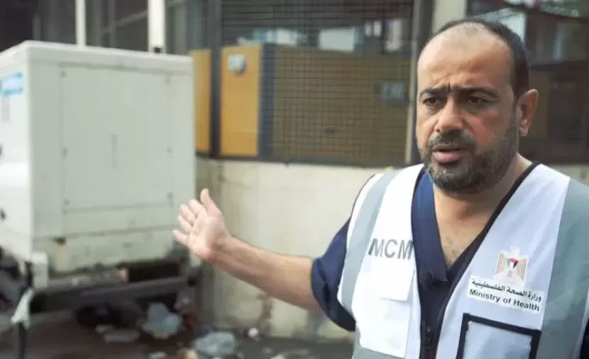 أبو سلمية يحذر من تعطل محطة أكسجين مجمع الشفاء