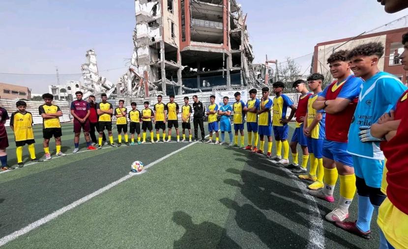 افتتاح بطولة الناشئين لأندية غزة