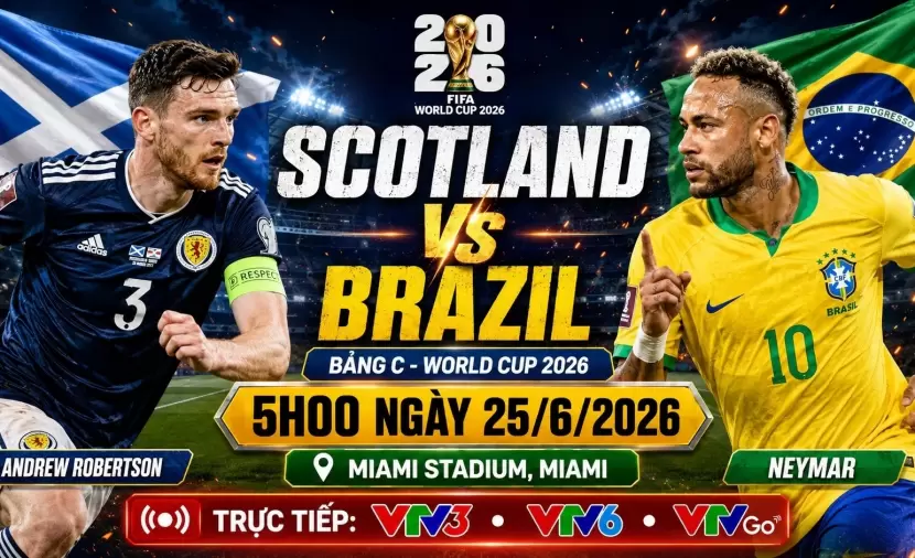 بث مباشر البرازيل ضد اسكتلندا في كأس العالم 2026