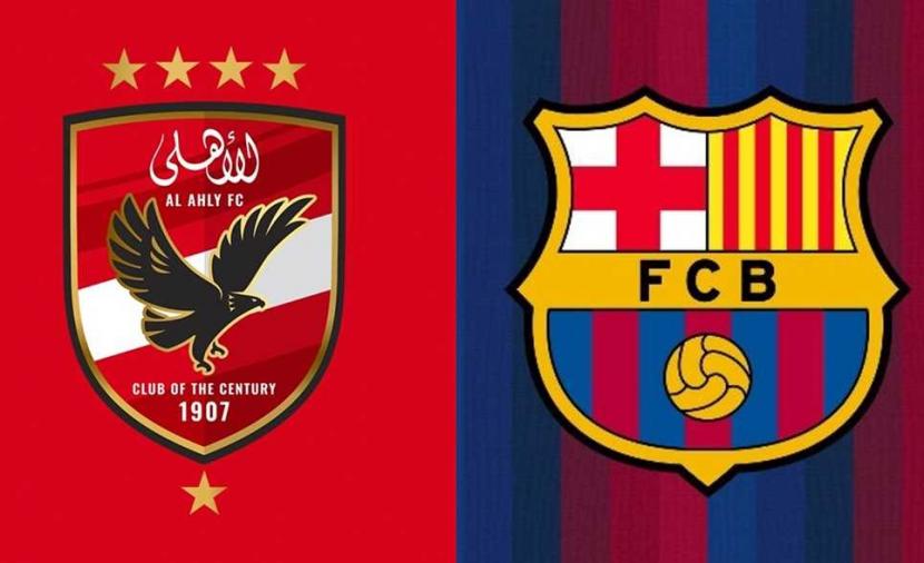 مباراة مرتقبة بين الأهلي المصري وبرشلونة