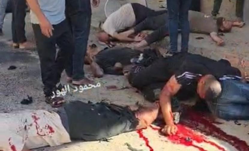 7 شهداء في قصف إسرائيلي وسط قطاع غزة