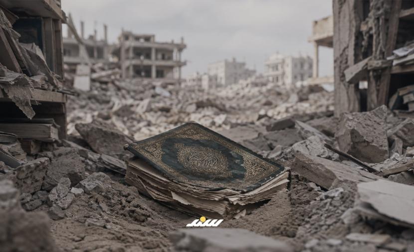 عطش الروح في خيام النزوح.. رحلة البحث عن مصحف ورقي بين أنقاض غزة