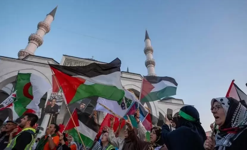 قافلة تضامنية مع فلسطين من البوسنة تصل إلى أنقرة