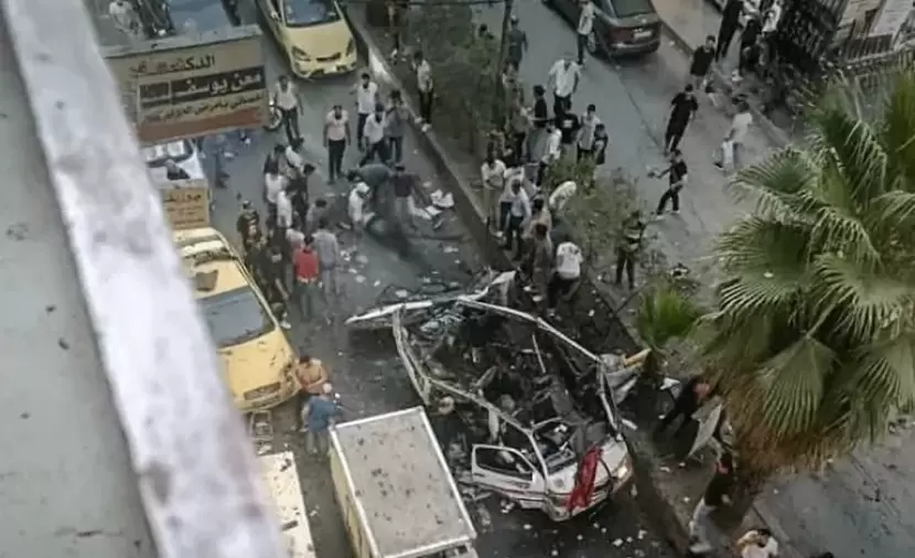قتلى ومصابون بانفجار استهدف حافلة ركاب بدمشق
