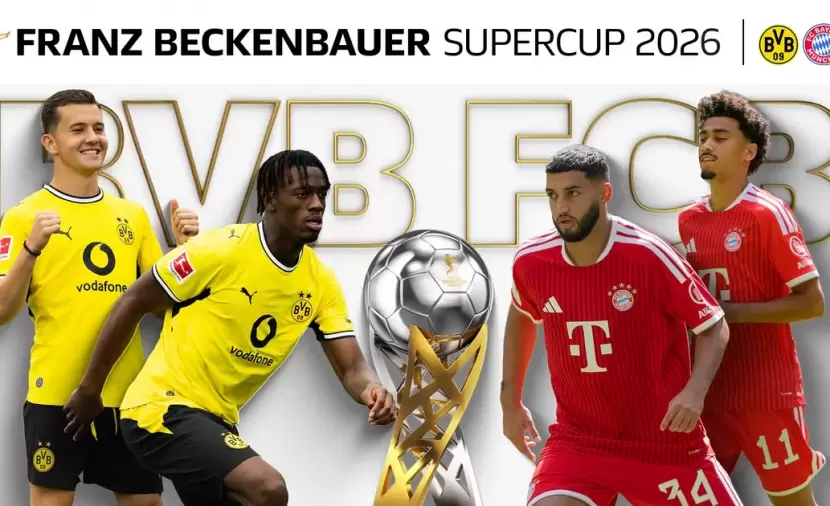 بث مباشر بايرن ميونخ وبوروسيا دورتموند في كأس السوبر الألماني