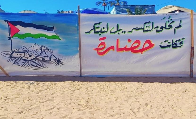 من الحرب إلى الحرف.. مدرسة حضارة تنتزع العلم من الركام