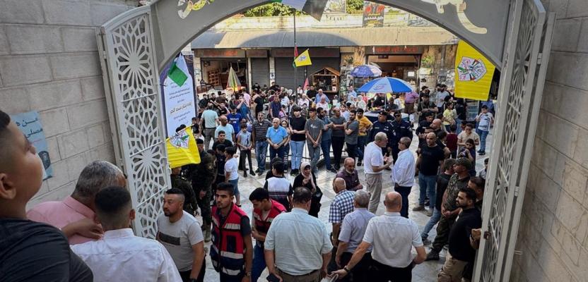 بعدما أحرقه الاحتلال.. افتتاح مسجد النصر بنابلس عقب ترميمه
