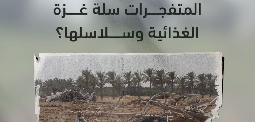 الإبادة البيئية.. كيف تحوّلت لقمة العيش وقطرة الماء في غزة إلى مخزن 