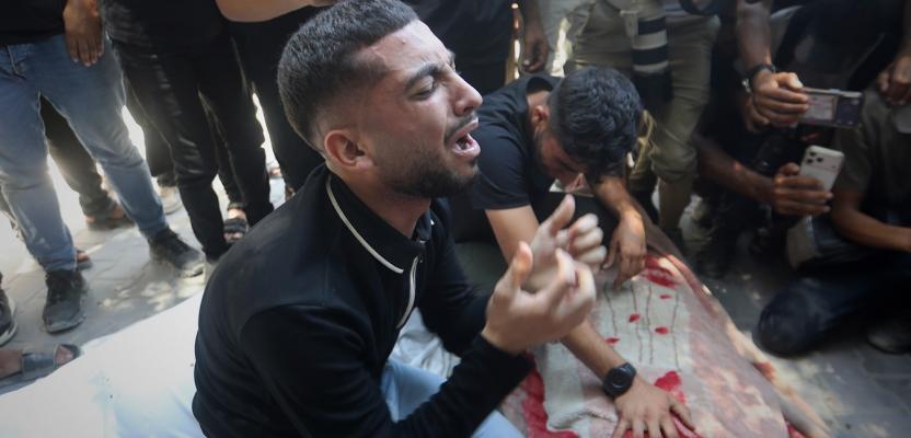 وداع مؤثر لستة شهداء من ضباط وعناصر الشرطة الفلسطينية