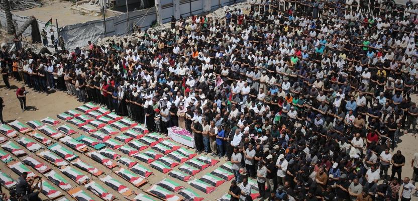 غزة تشيّع 112 شهيدا من أصل 308 في مجزرة 