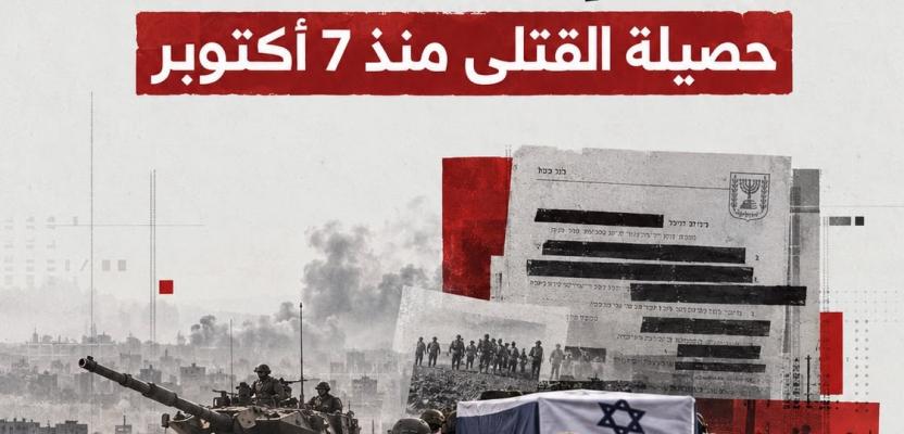 معطيات إسرائيلية رسمية تكشف حصيلة قتلى 7 أكتوبر