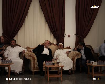 مجلس عزاء للأسير الشهيد خضر عدنان في قطر (6).jpg
