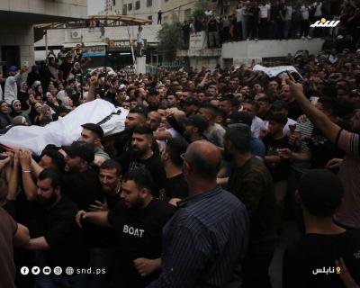 تشييع جثامين الشهداء محمد الدبيك وعدي وجهاد الشامي من نابلس (8).jpg