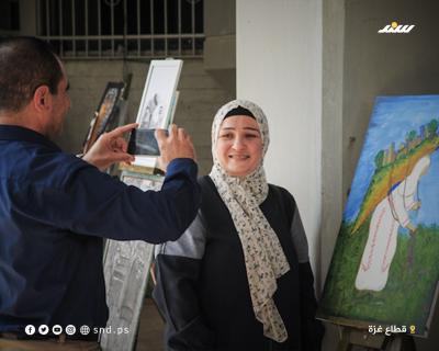 حكاية لاجىء.. معرض فني يطرح قضية اللاجئين الفلسطينيين (9).jpg