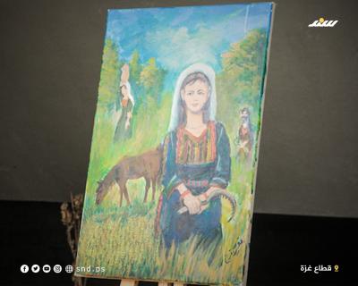 حكاية لاجىء.. معرض فني يطرح قضية اللاجئين الفلسطينيين (8).jpg