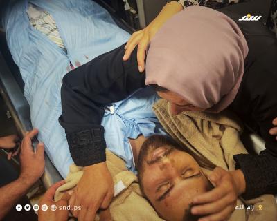وداع الشهيد عبد الجواد صالح في مستشفى الاستشاري برام الله (2).jpg