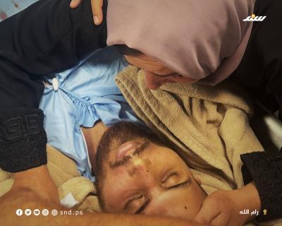 وداع الشهيد عبد الجواد صالح في مستشفى الاستشاري برام الله (5).jpg