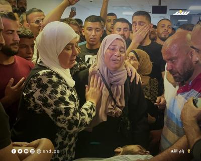 وداع الشهيد عبد الجواد صالح في مستشفى الاستشاري برام الله (4).jpg