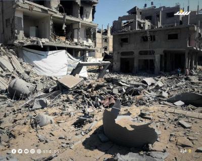 استهداف مربع سكني في غزة (9).jpg