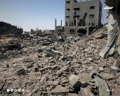 استهداف مربع سكني في غزة (4).jpg