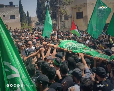 ‏تشييع الشهيد أحمد أبو عرة في بلدته عقابا جنوب طوباس5.jpg