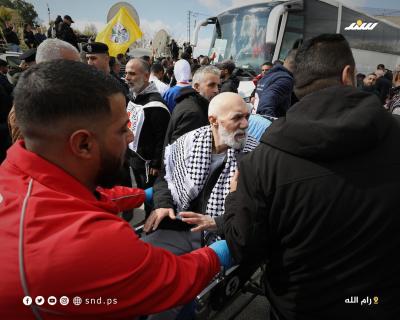 استقبال الأسرى المحررين ضمن صفقة طوفان الأقصى في رام الله 4.jpg