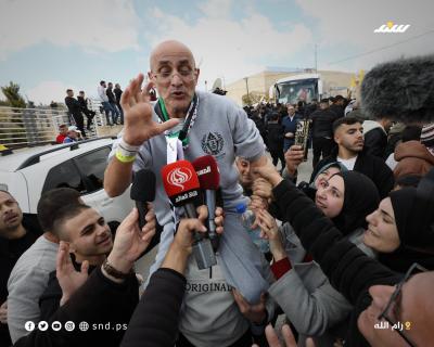 استقبال الأسرى المحررين ضمن صفقة طوفان الأقصى في رام الله 5.jpg