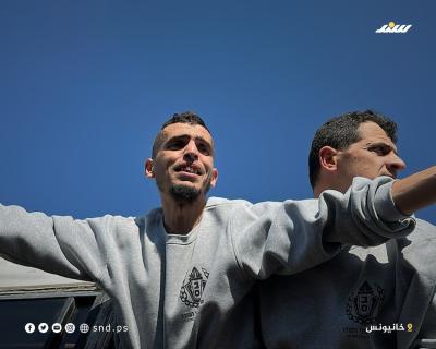 وصول عشرات الأسرى المحررين على مستشفى الأوروربي في خانيونس جنوب قطاع غزة 2.jpg