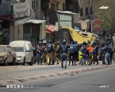 جانب من اقتحام قوات الاحتلال لمخيم العين بنابلس 8.jpg
