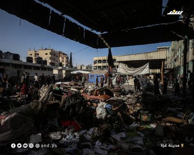 دمار هائل خلفه قصف الاحتلال لمدرسة فهمي الجرجاوي التي تأوي النازحين بمدينة غزة 10.jpg