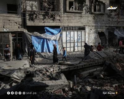 دمار هائل خلفه قصف الاحتلال لمدرسة فهمي الجرجاوي التي تأوي النازحين بمدينة غزة 6.jpg