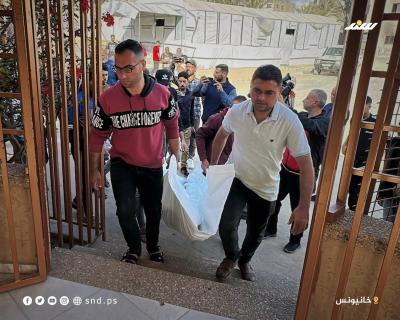 وداع وتشييع شهداء ارتقوا في خانيونس من مستشفى ناصر جنوب قطاع غزة 4.jpg