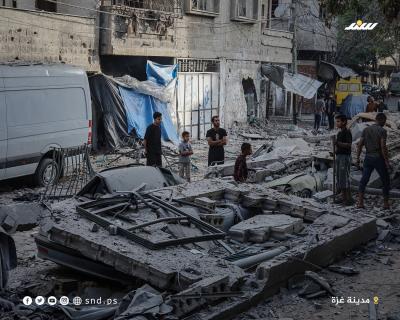 دمار هائل خلفه قصف الاحتلال لمدرسة فهمي الجرجاوي التي تأوي النازحين بمدينة غزة 1.jpg