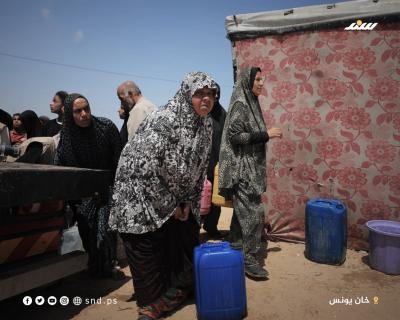 الحصول على المياه... كابوس يلاحق النازحين في خان يونس9.jpg