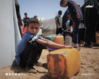الحصول على المياه... كابوس يلاحق النازحين في خان يونس1.jpg