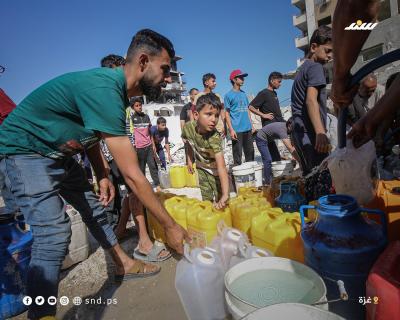 أزمة مياه الشرب تتفاقم في ظل استمرار المجاعة في غزة 1.jpg