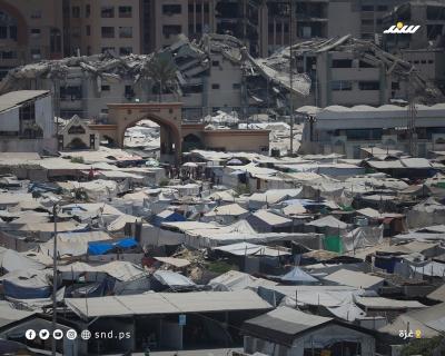 خيام متكدسة للنازحين بغزة في ظل حرارة الصيف (4).jpeg