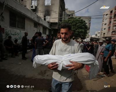 وداع وتشييع شهداء ارتقوا الليلة الماضية في غزة6.jpg