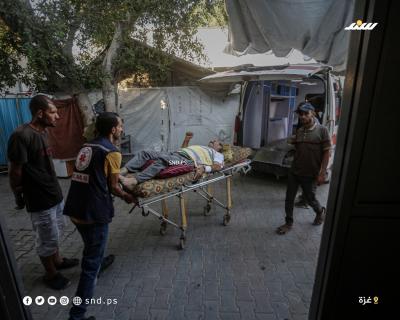 مشاهد لمستشفى الشفاء، الذي أصبح فارغًا بعد إجبار الطاقم الطبي والمرضى على الإخلاء بسبب هجمات الاحتلال المكثفة على مدينة غزة.4.jpg