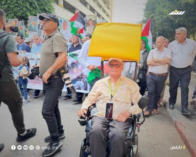 وقفة في نابلس رفضاً للحرب على غزة ودعماً للأسرى5.jpg