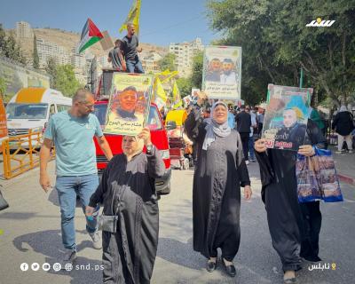 وقفة في نابلس رفضاً للحرب على غزة ودعماً للأسرى4.jpg
