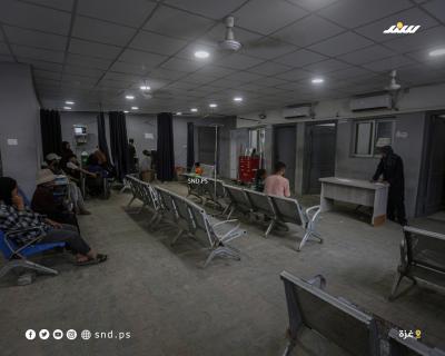مشاهد لمستشفى الشفاء، الذي أصبح فارغًا بعد إجبار الطاقم الطبي والمرضى على الإخلاء بسبب هجمات الاحتلال المكثفة على مدينة غزة.5.jpg