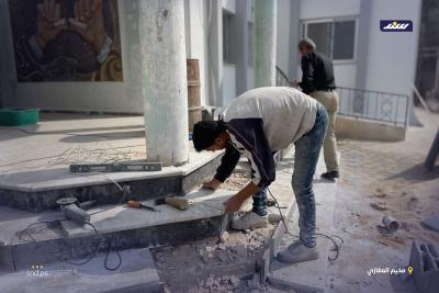 ترميم مركز صحي بالمغازي يعيد الأمل للسكان بعد دمار الحرب5.jpg