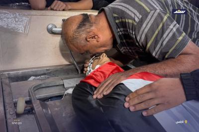 انطلاق موكب تشييع جثمان الشهيد  حنني من بيت فوريك من مشفى رفيديا5.jpg