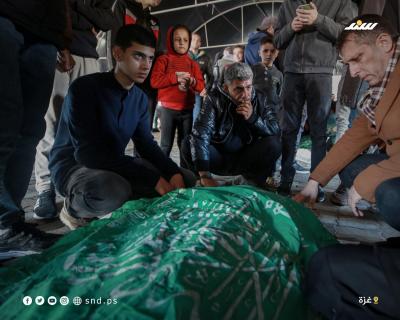 تشييع أربعة شهداء في مخيم الشاطئ غرب مدينة غزة من بينهم القيادي في كتائب القسام رائد سعد2.jpg